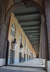 Beautiful architecture of Szeged city in Hungary