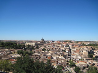 panoramic view of toledo spain