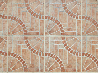 Floor tiles with geometric pattern. Seamless pattern abstract background concept