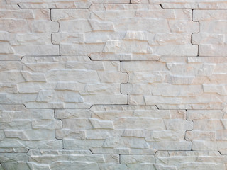 Decorative wall facing panels brickwork. Background pattern