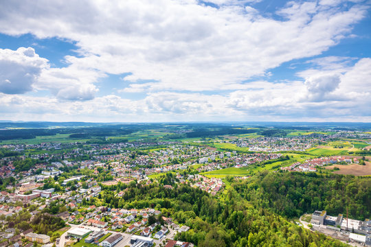panoramic view at Rottweil Germany