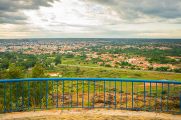 A view of Oeiras from the Morro da Cruz viewpoint - Piaui, Brazil
