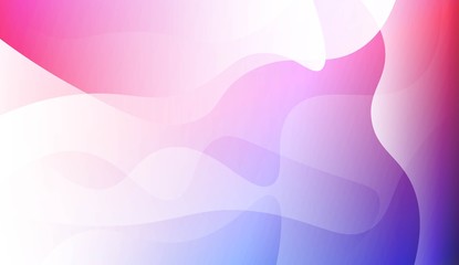 Abstract Geometric Wave Shape with Gradient Soft Colorful Background. For Your Design Wallpaper, Presentation, Banner, Flyer, Cover Page, Landing Page. Vector Illustration.
