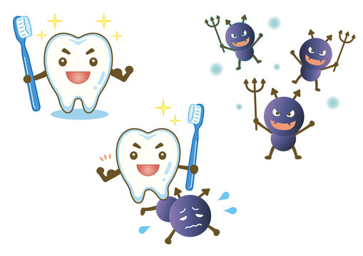 医療イラスト:虫歯予防
