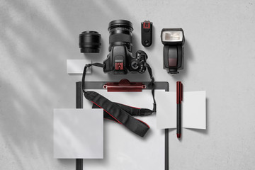 photographer branding mockup scene