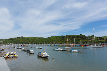 Fototapeta na wymiar Boats on the River Dart Dartmouth Devon England UK 