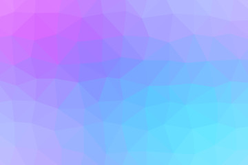 Pink and blue polygonal background