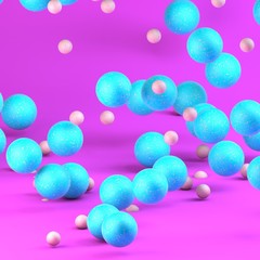 Geometric shapes. 3d illustration.