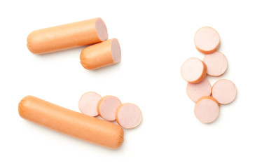 Sausages Isolated On White Background