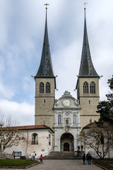 Fototapeta na wymiar Lucerna, cattedrale