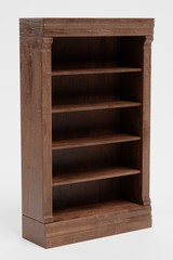 Realistic 3D Render of Bookshelf