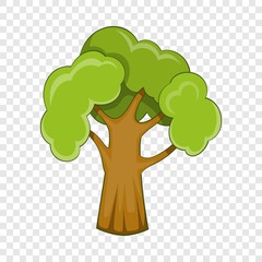 Garden tree icon. Cartoon illustration of garden tree vector icon for web