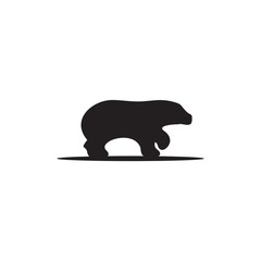 Bear logo design vector template