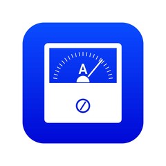Counter icon digital blue for any design isolated on white vector illustration