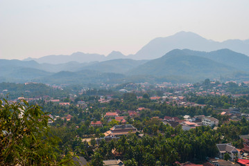 Fototapeta na wymiar View over Luang Prabang, Laos