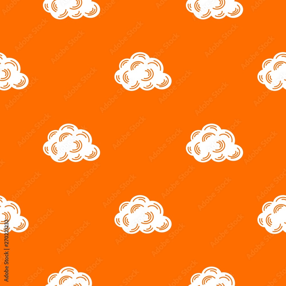 Aufkleber cloud pattern vector orange for any web design best