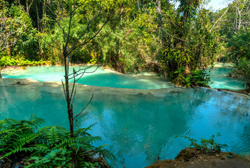 Obraz premium Kuang Si Waterfall, Laos