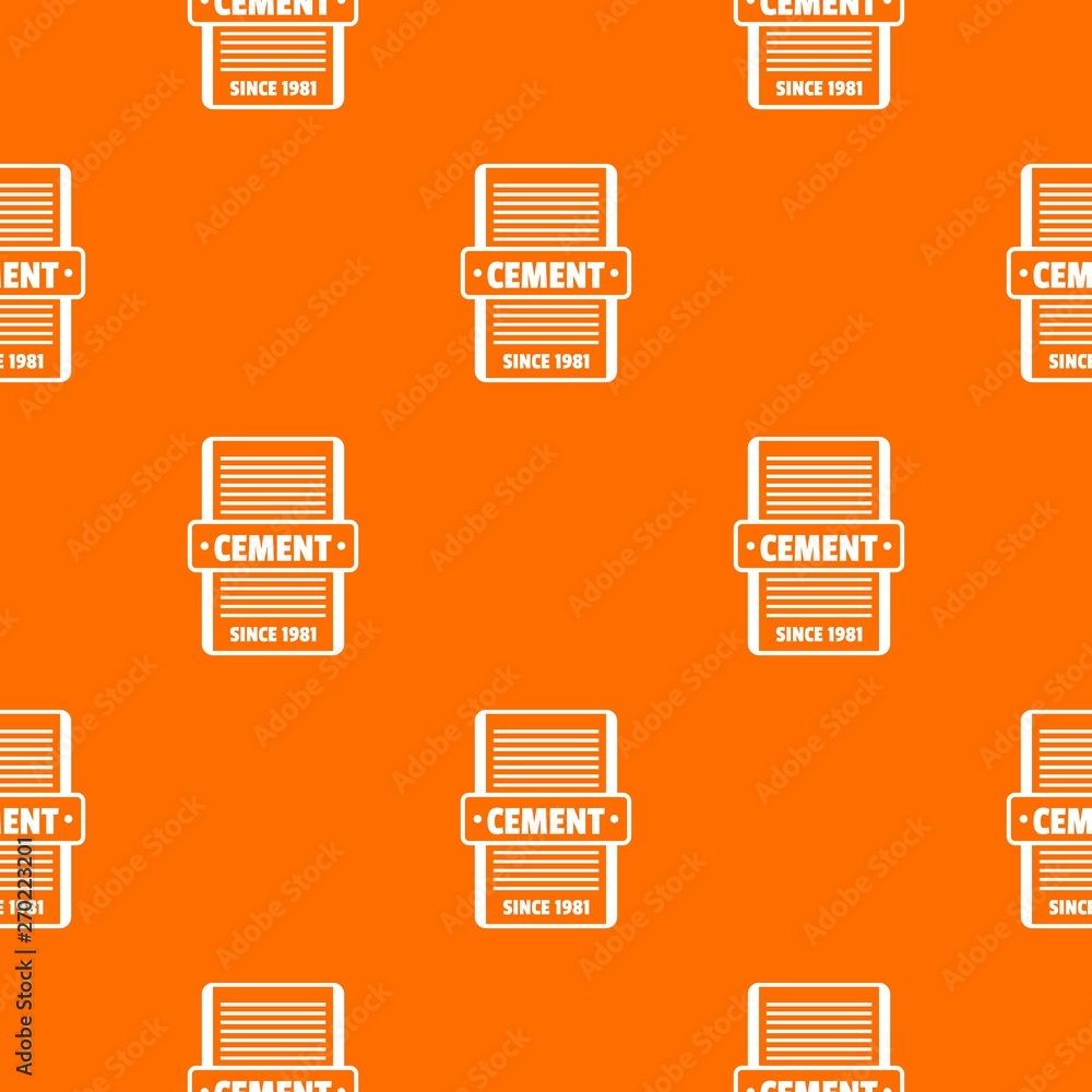 Poster cement pattern vector orange for any web design best