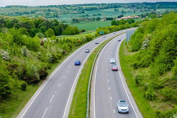 Hertfordshire, UK, May 18, 2019.  Tring Park, A41 bypass, Hertfordshire, uk