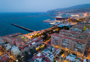 Fototapeta na wymiar Panoramic view of Almeria