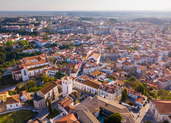 Fototapeta premium Aerial view of Santarem, Portugal