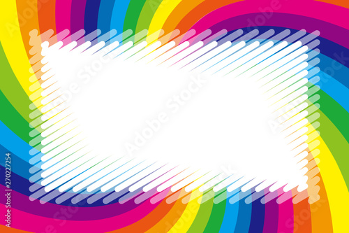 背景壁紙 虹色 コピースペース 名札 値札 カラフルイラスト素材 キッズ 渦巻き 螺旋状 スパイラル Wall Mural Tomo00