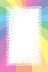 イラスト背景素材 パステルカラー ネームタグ プライスタグ キッズ ソフト うずまき模様 スパイラル Wall Mural Tomo00