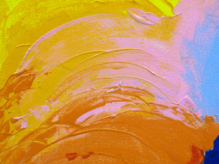 Colorful sweet colors abstract background oil paint.
