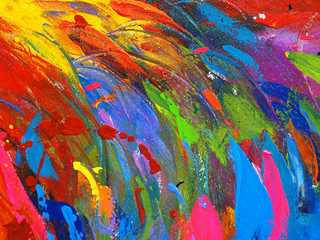 Colorful sweet colors abstract background oil paint.