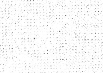 Old Pattern Grunge Texture Background, Grungy Black Abstract Dotted Vector, Halftone Overlay Rough