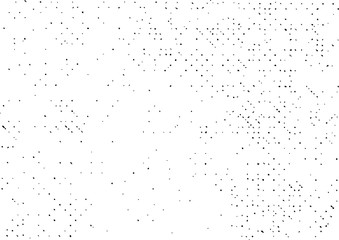 Old Pattern Grunge Texture Background, Grungy Abstract Dotted Vector, Halftone Overlay Monochrome