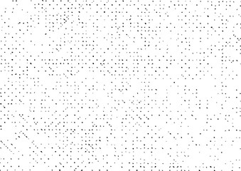 Old Pattern Grunge Texture Background, Grungy Abstract Dotted Vector, Monochrome Halftone Dust