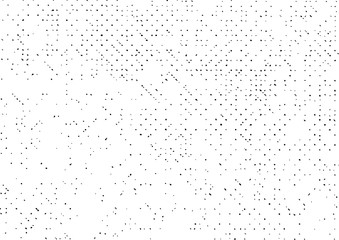 Old Pattern Grunge Texture Background, Grungy Abstract Dotted Vector, Monochrome Halftone Overlay