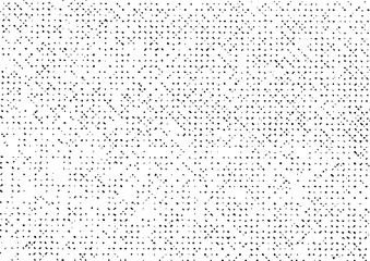 Old Pattern Grunge Texture Background, Grungy Abstract Dotted Vector, Monochrome Halftone Rough