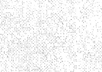 Old Pattern Grunge Texture Background, Grungy Abstract Dotted Vector, Monochrome Halftone Scratch