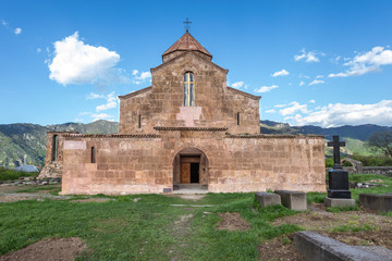 Fototapeta na wymiar Odzun Church is an Armenian basilica constructed around the 5th–7th century in the Odzun village of the Lori Province of Armenia.