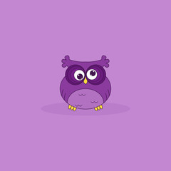 Cute Vector Collection of Bright Owls eps