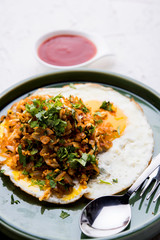 Anda or Egg ghotala is a popular innovative tasty recipe from Surat, Gujrat