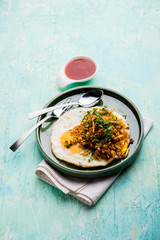 Anda or Egg ghotala is a popular innovative tasty recipe from Surat, Gujrat