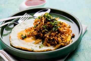 Anda or Egg ghotala is a popular innovative tasty recipe from Surat, Gujrat