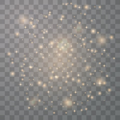 Glow glittering star dust 