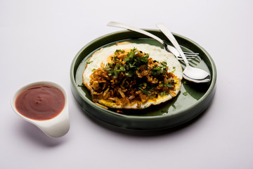 Anda or Egg ghotala is a popular innovative tasty recipe from Surat, Gujrat