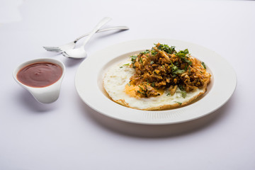 Anda or Egg ghotala is a popular innovative tasty recipe from Surat, Gujrat