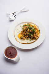 Anda or Egg ghotala is a popular innovative tasty recipe from Surat, Gujrat