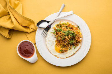 Anda or Egg ghotala is a popular innovative tasty recipe from Surat, Gujrat