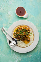 Anda or Egg ghotala is a popular innovative tasty recipe from Surat, Gujrat