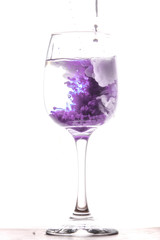 Paint in water