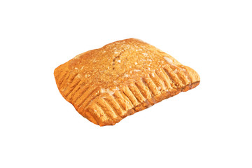 Homemade shortbread cookie. Home baked pastries.