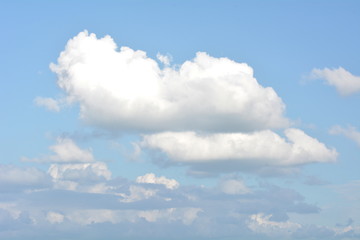 Naklejka na ściany i meble Sky / blue sky background with clouds / Sky with clouds