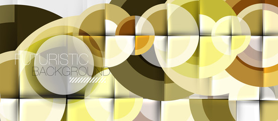 Geometric design abstract background - circles